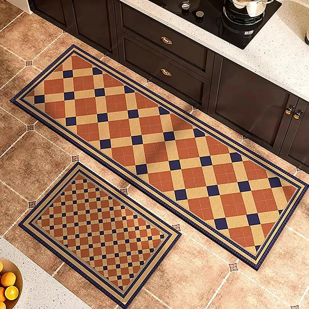 VeloraTex Luxe Kitchen Mat – Stylish Non-slip Textile Mat for a Warm & Cozy Interior