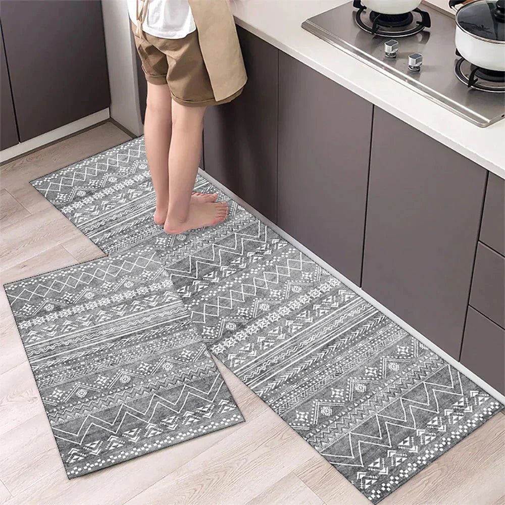 VeloraTex Luxe Kitchen Mat – Stylish Non-slip Textile Mat for a Warm & Cozy Interior