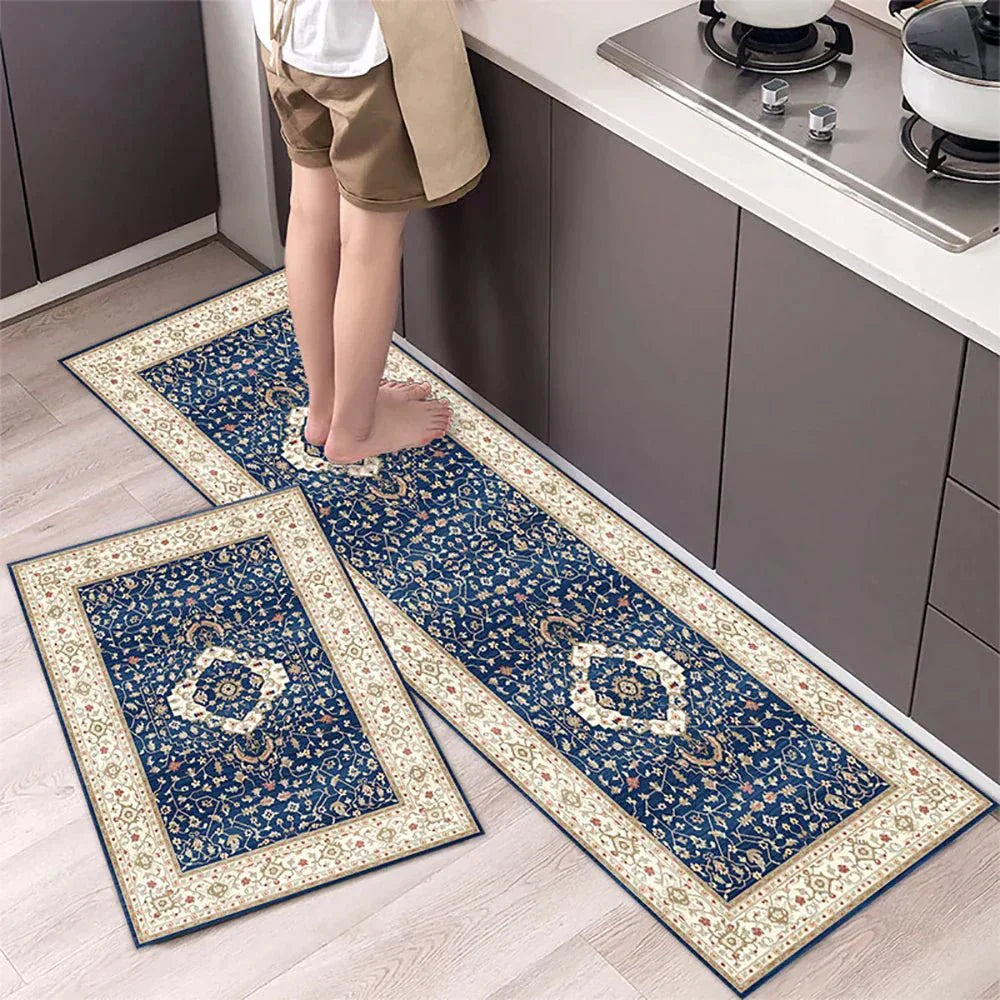VeloraTex Luxe Kitchen Mat – Stylish Non-slip Textile Mat for a Warm & Cozy Interior