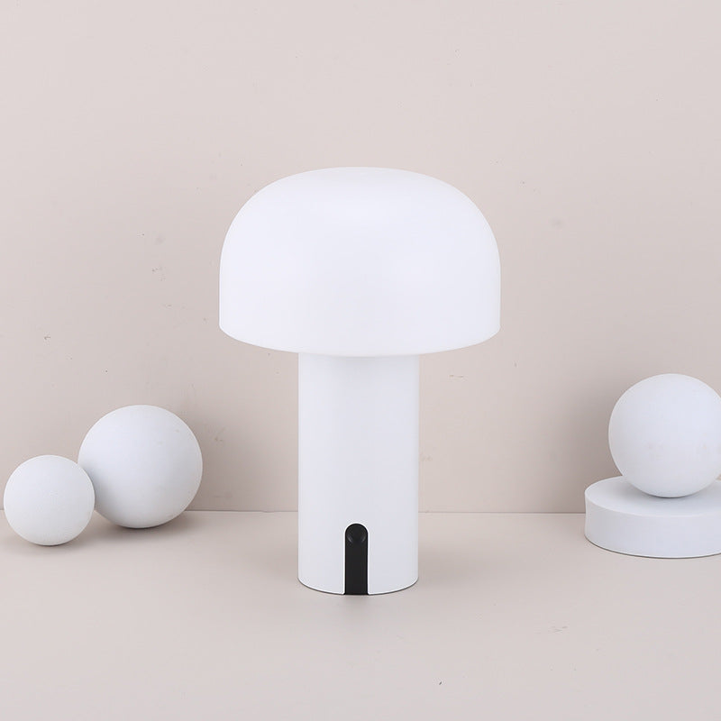 EuroGlow – Table Lamp with Elegant Mushroom Design and Dimmable Function